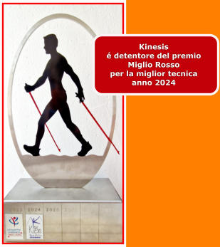 Kinesis é detentore del premio Miglio Rosso per la miglior tecnica  anno 2024